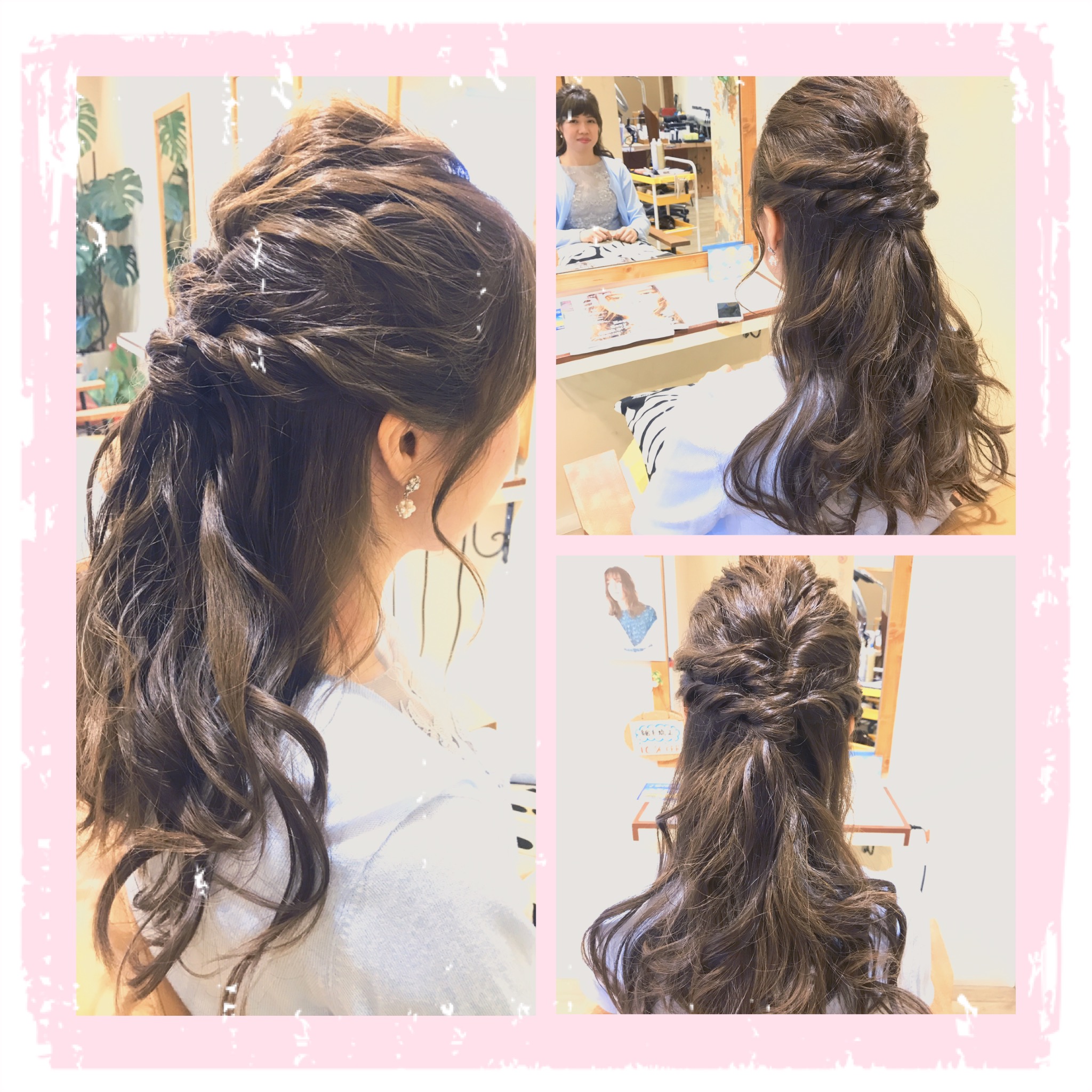 結婚式ヘアアレンジ Blog 千葉市稲毛 ハワイアンスタイルの美容室